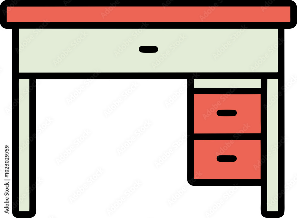 Minimalist office desk icon with drawers in flat design 사무용 책상 아이콘, 서랍이 있는 미니멀리스트 평면 디자인 Minimalist office desk icon with drawers in flat design 사무용 책상 아이콘, 서랍이 있는 미니멀리스트 평면 디자인