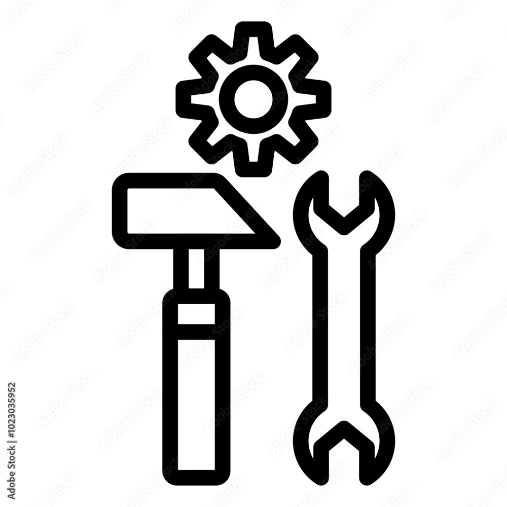 Tool Repair Vector Design Icon Style Tool Repair Vector Design Icon Style