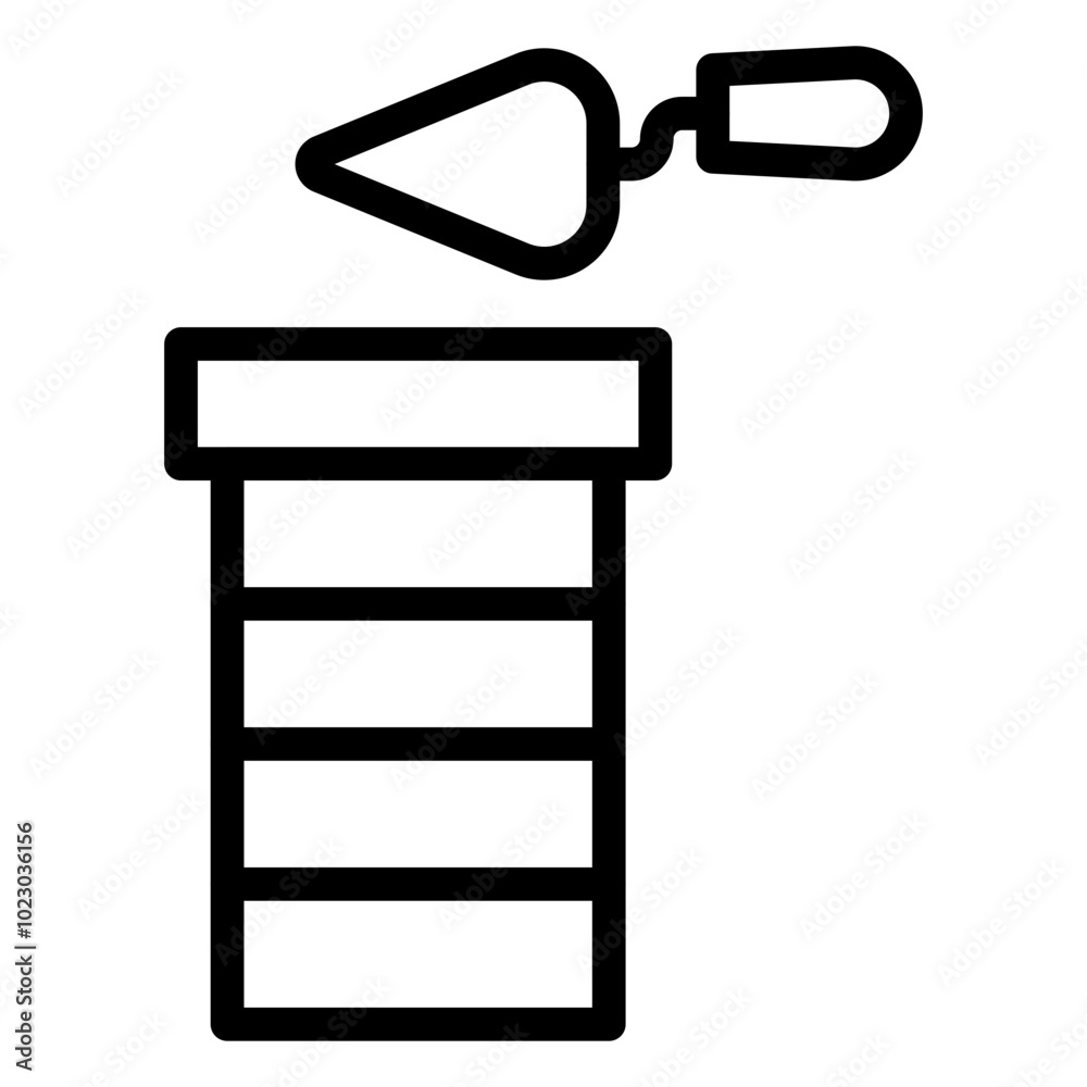 Chimney Repair Vector Design Icon Style Chimney Repair Vector Design Icon Style