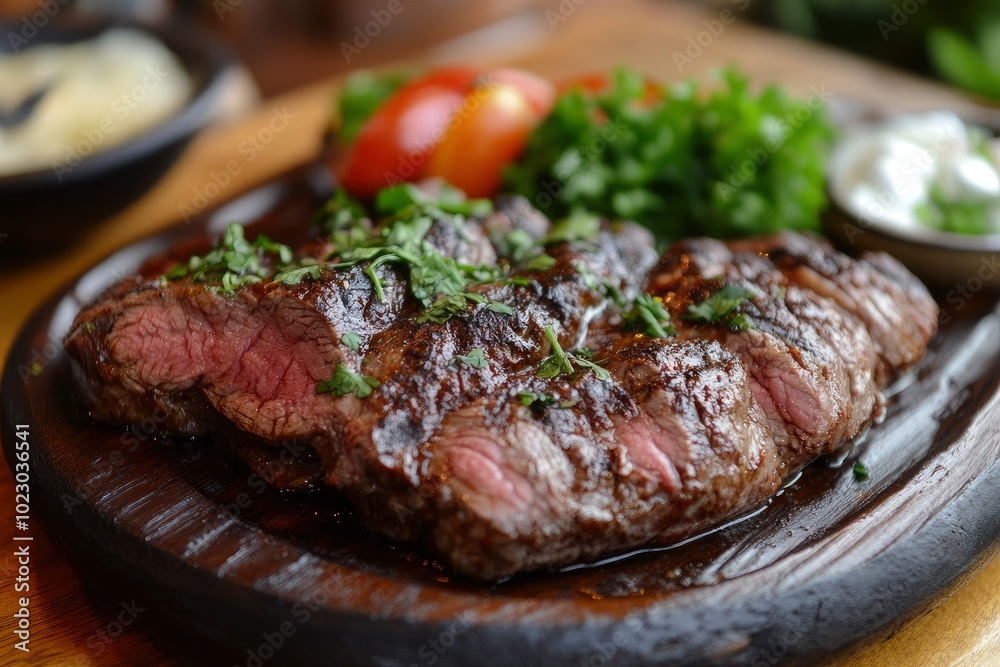 Argentine cut of meat called Vacio - generative ai Argentine cut of meat called Vacio - generative ai