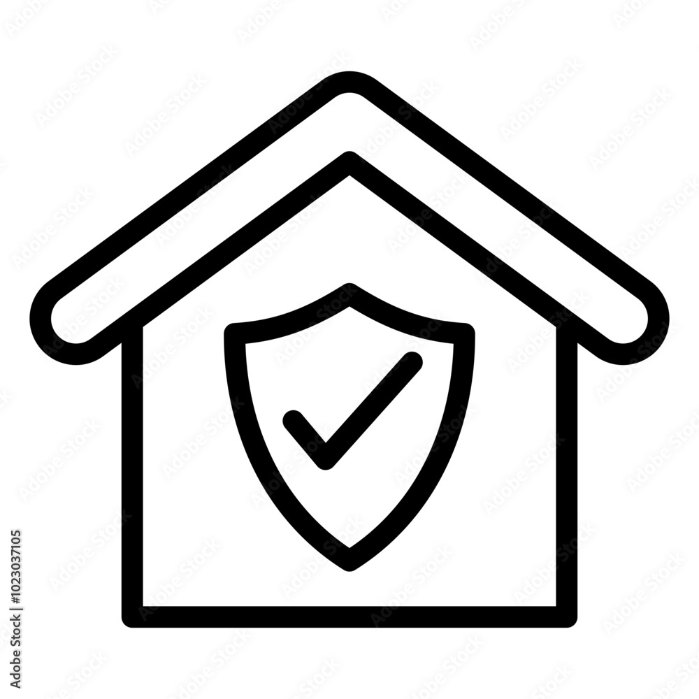 Home Insurance Vector Design Icon Style Home Insurance Vector Design Icon Style