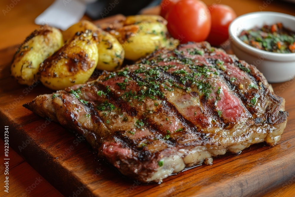 Argentine cut of meat called Vacio - generative ai Argentine cut of meat called Vacio - generative ai