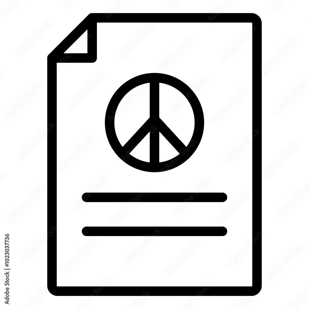 Treaty Limits Vector Design Icon Style Treaty Limits Vector Design Icon Style