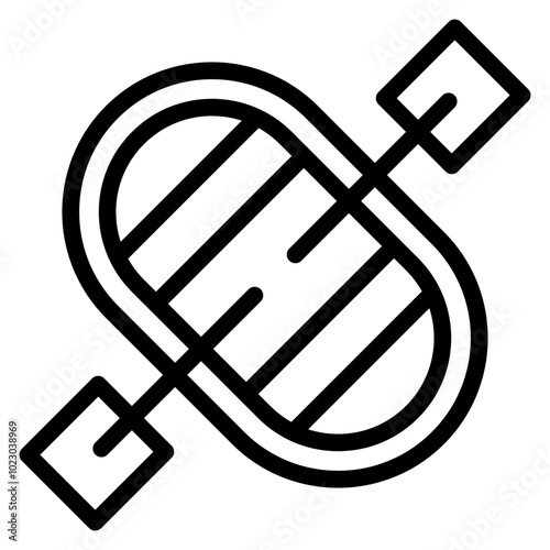 Rafting Vector Design Icon Style