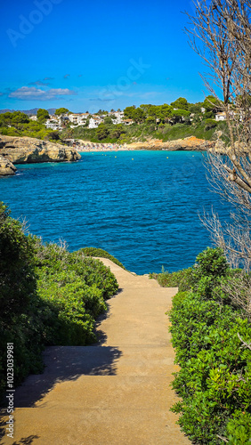 Strand Urlaub am Meer Sommer Mallorca Spanien Cala Mandia  photo