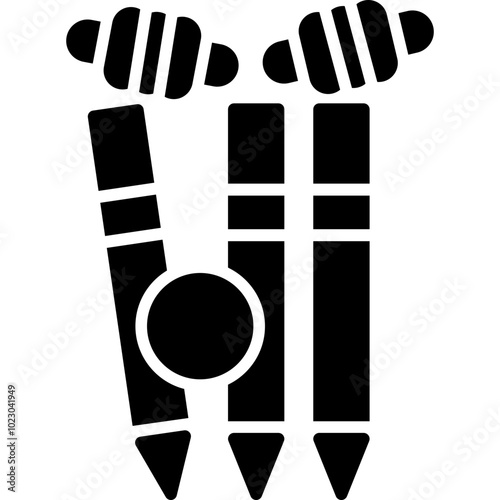 Cricket Stump Icon