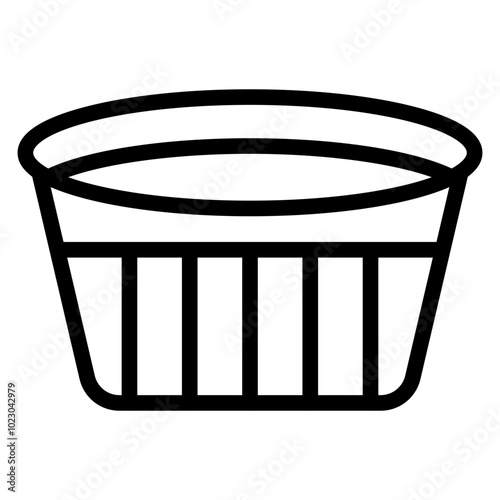 Creme Brulee Vector Design Icon Style