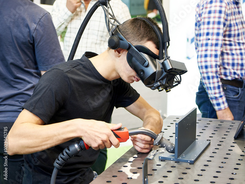 Welding machine simulator photo