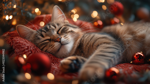 Cozy Christmas Nap