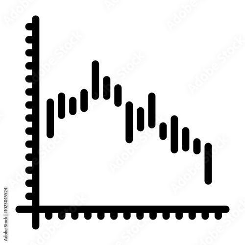 Bearish Momentum Vector Design Icon Style