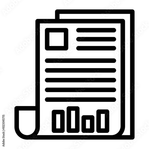 Market News Feed Vector Design Icon Style