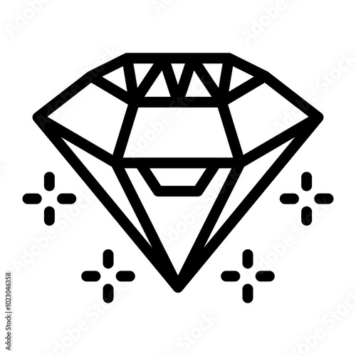 Gemstone Vector Design Icon Style photo