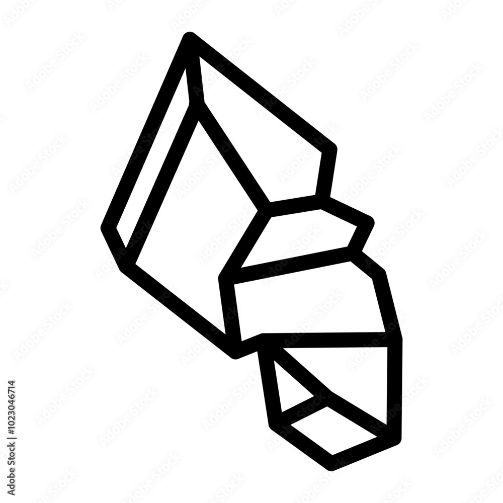 Barite Vector Design Icon Style Barite Vector Design Icon Style