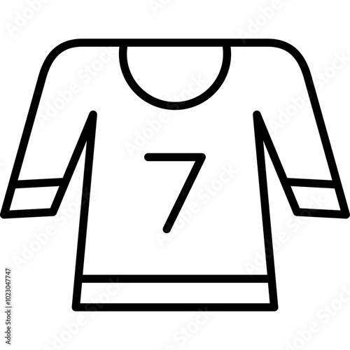 Photography Hockey Jersey Icon