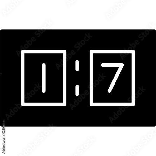 Canvas Print Score Icon