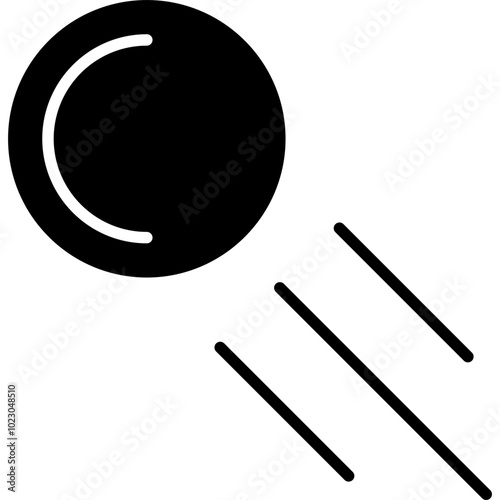 Canvas Print Hockey Puck Icon
