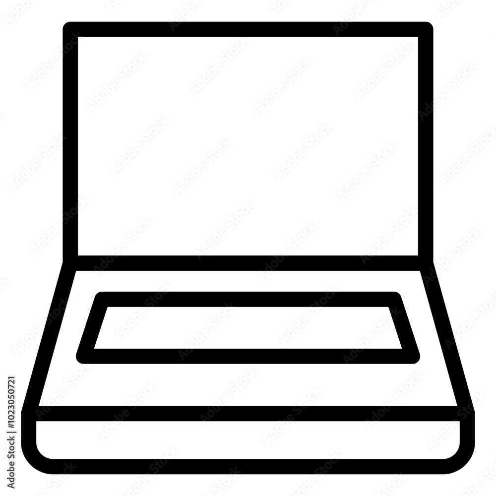 Journalism Laptop Vector Design Icon Style Journalism Laptop Vector Design Icon Style