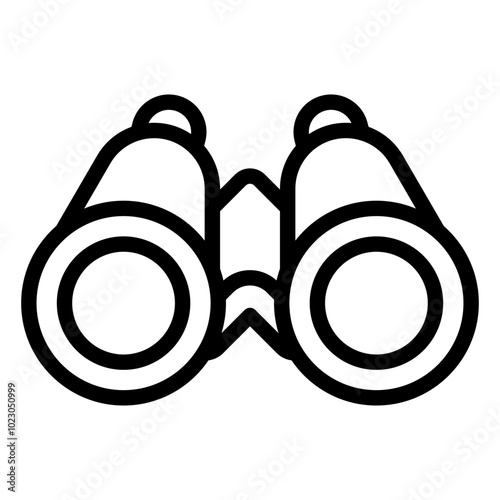 Binoculars Vector Design Icon Style