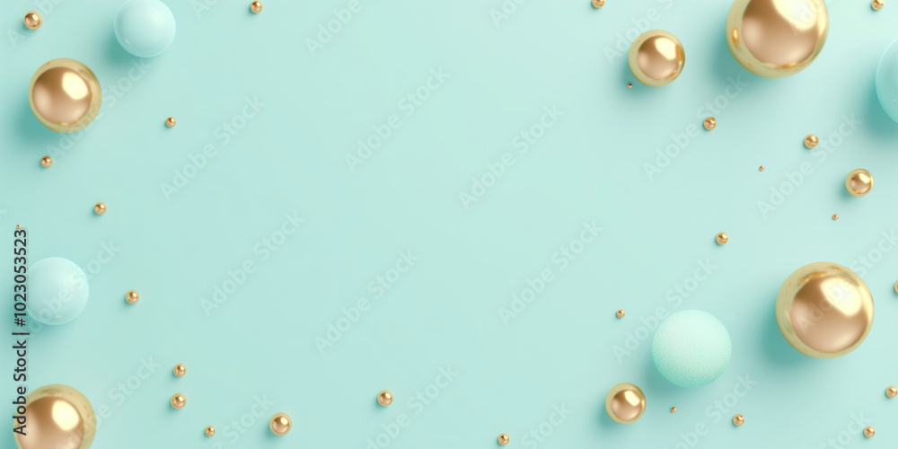 Closeup of Dynamic Gold and Blue Sprinkles on Blue Abstract Background. Minimal Macrophotography Concept with Copy Space. Closeup of Dynamic Gold and Blue Sprinkles on Blue Abstract Background. Minimal Macrophotography Concept with Copy Space.
