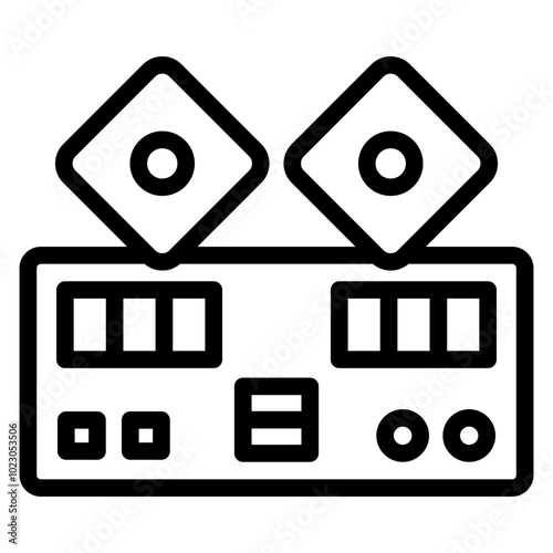 Craps Table Vector Design Icon Style