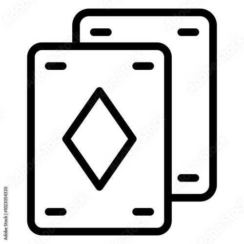 Blackjack Cards Vector Design Icon Style