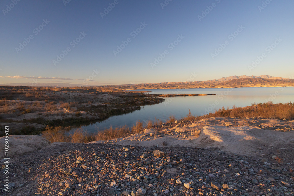 Sunset at Lake Mead National Recreation Area, Nevada Sunset at Lake Mead National Recreation Area, Nevada
