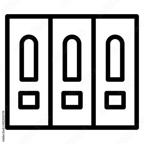 Room Divider Vector Design Icon Style