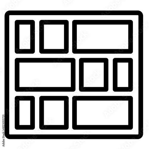 Wall Niches Vector Design Icon Style