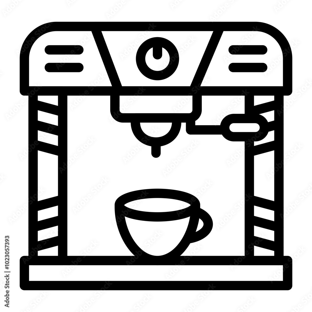 Coffee Maker Vector Design Icon Style Coffee Maker Vector Design Icon Style