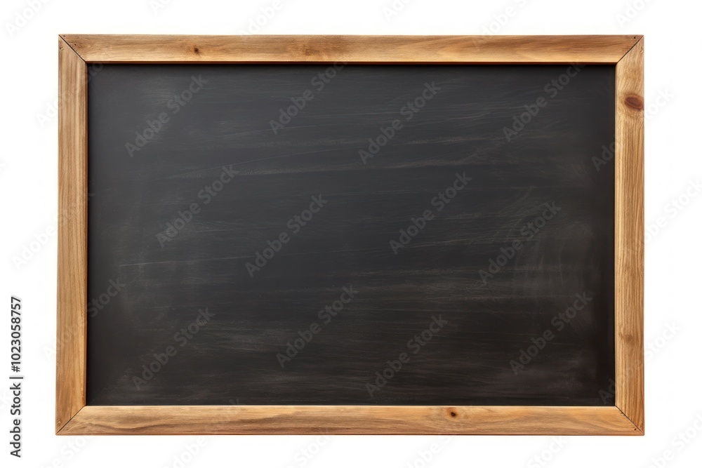 Blackboard with a wooden frame blank chalkboard education. Blackboard with a wooden frame blank chalkboard education.