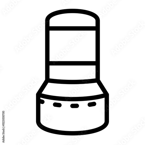 Kickboxing Bag Vector Design Icon Style