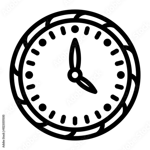 Clock Vector Design Icon Style
