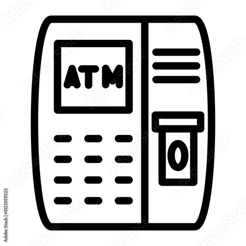 ATM Vector Design Icon Style