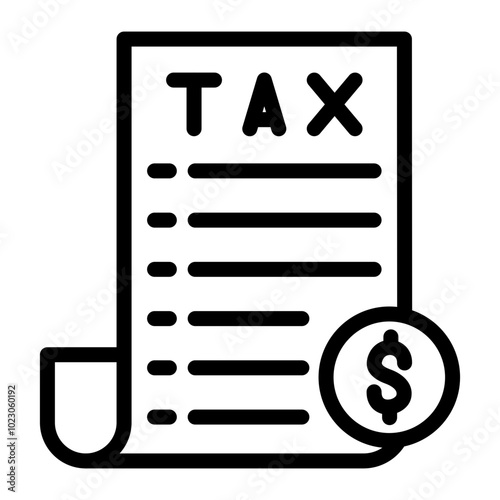 Tax Compliance Vector Design Icon Style