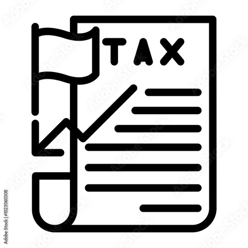 Tax Relief Vector Design Icon Style