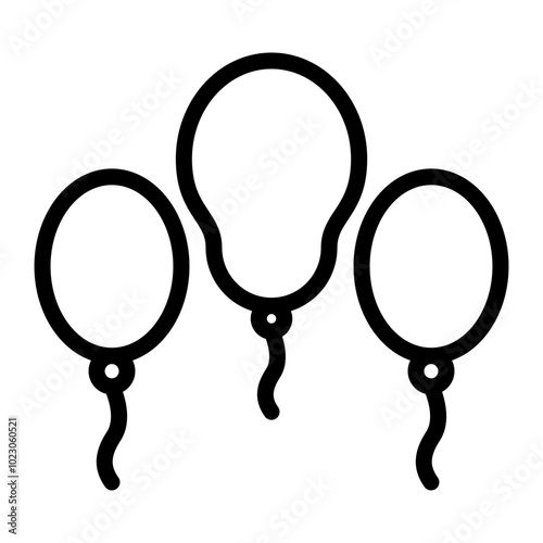 Balloon Vector Design Icon Style