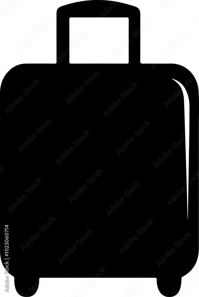 Minimalist Vector Design of a Travel Suitcase Minimalist Vector Design of a Travel Suitcase