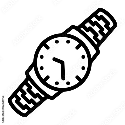 Watch Vector Design Icon Style