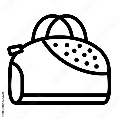 Diaper Bag Vector Design Icon Style