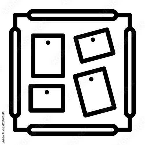 Pinboard Vector Design Icon Style