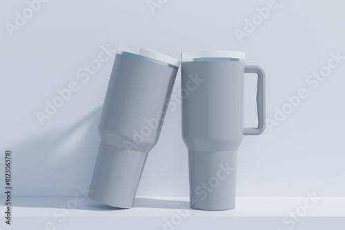 Wallpaper Mural Travel Mug Hot Jar Drinking Cup Mock up Torontodigital.ca