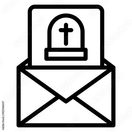 Funeral Procession Vector Design Icon Style