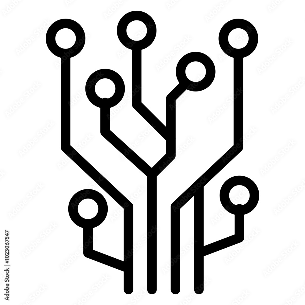 Digital Connectivity Vector Design Icon Style Digital Connectivity Vector Design Icon Style