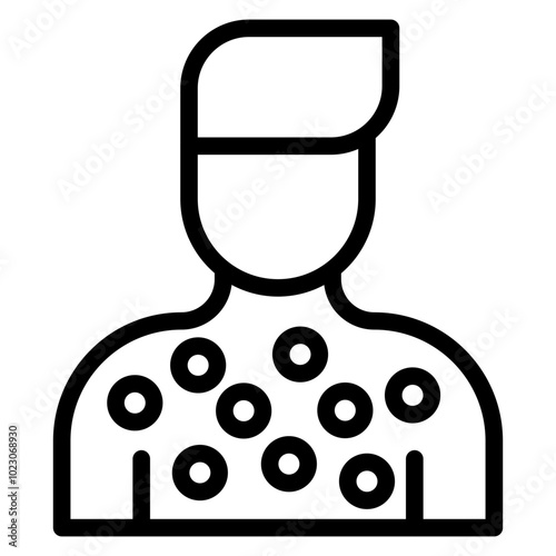 Anaphylaxis Vector Design Icon Style
