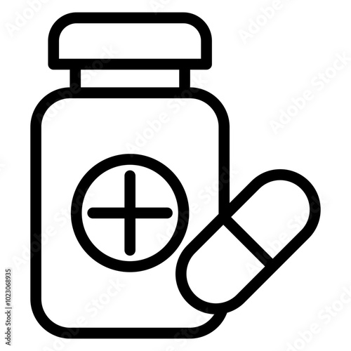 Antihistamine Vector Design Icon Style