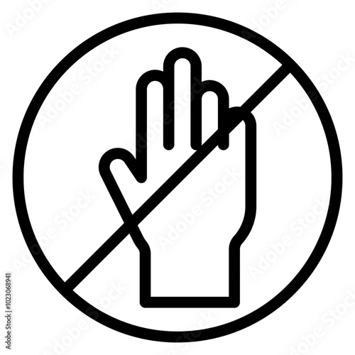 Latex Allergy Vector Design Icon Style