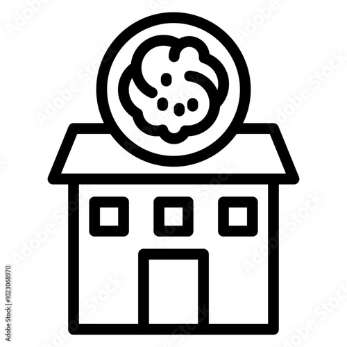 Allergy Clinic Vector Design Icon Style