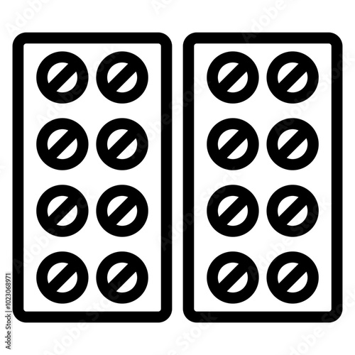 Allergy Medication Vector Design Icon Style