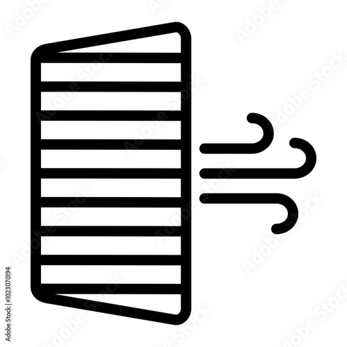Air Filter Vector Design Icon Style