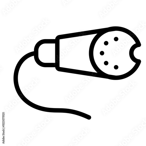 DIN Cable Vector Design Icon Style